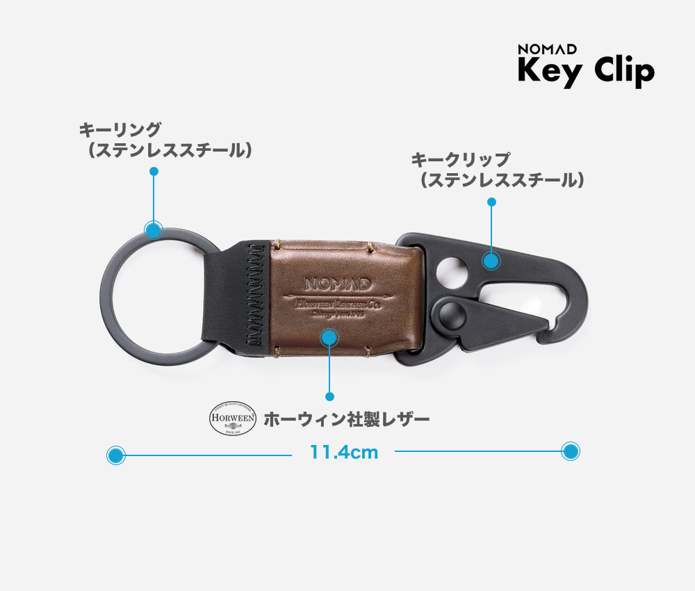 送料無料】NOMAD Key Clip